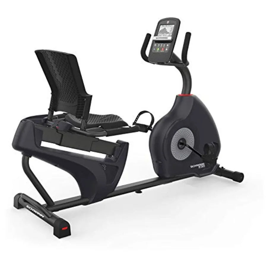 Recumbent Bike Series for Home Fitness with Ergonomic Design Black Frame Durable Steel Construction Adjustable Seat and Resista