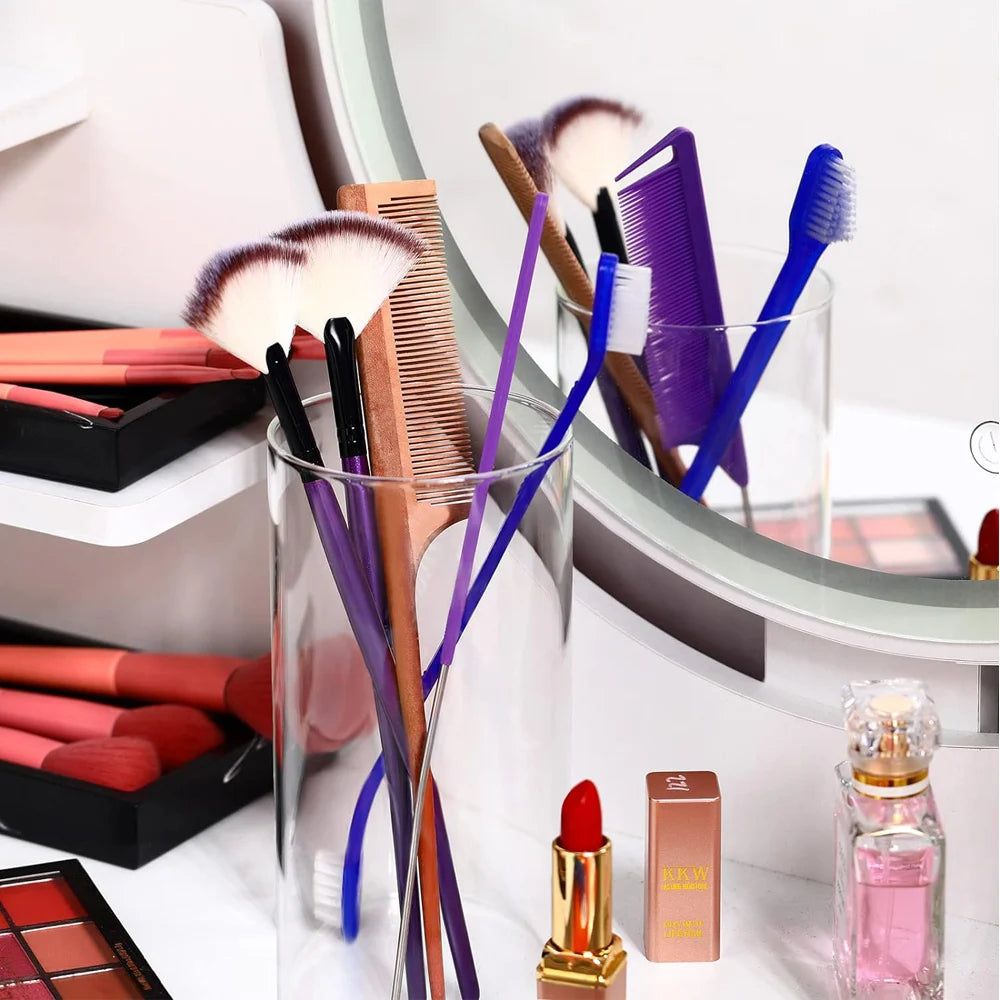 8 Inch Tall Glass Vases Bulk Clear Cylinder Flower Vases Transparent Candle Holder Glass Cylinder Vases Floral Plant Vase Bulk