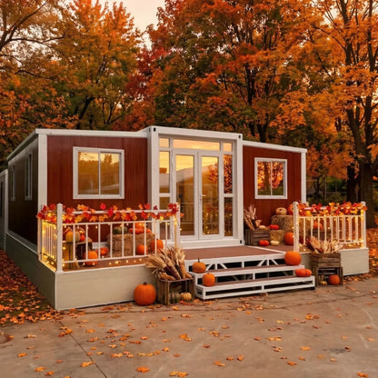 Forest Cabin Luxury Portable House Mobile Home Customized Expandable Container House Prefab Tiny House 2 3 Bedroom Garden Rooms