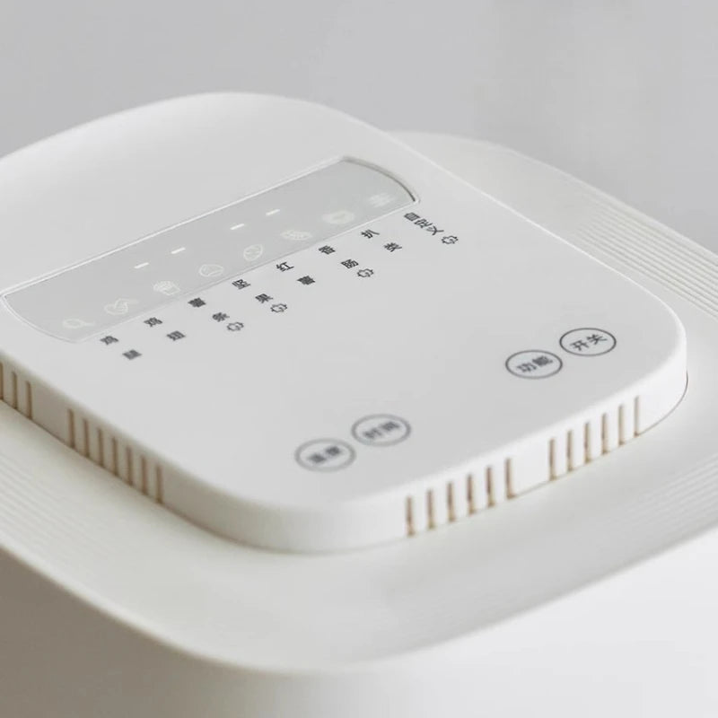 2L household air fryer glass liner multi-functional electric fryer automatic rotary cage frying and no-flip cooking machine