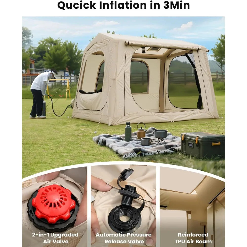 Inflatable SUV Camping Tents: Pop-Up Vehicle Tent Attachments for Large SUVs