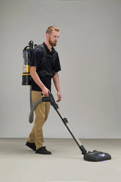 2.0 Commercial Bagless Backpack Vacuum Cleaner with Electric Power Nozzle