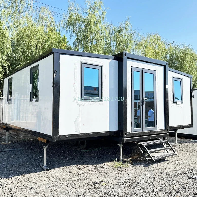 Luxury Folding Container House Prefabricated Mobile Tiny Home Container 3 Bedrooms Expandable Container House For Australia