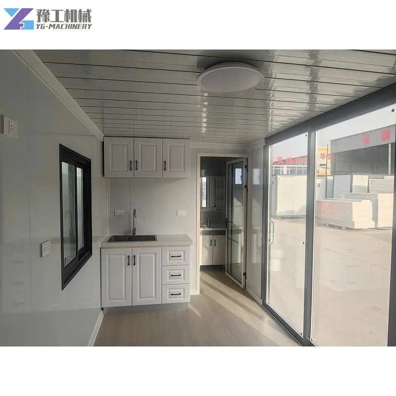 Folding Container House Prefab Luxury Widely Using Container Villa Prefabricated Tiny Home Expandable Container House for Italy