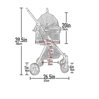 Pet Gear A Vermont Family Owned Company Since 1936 3-in-1 Travel System View 360 Stroller Converts to Carrier and Booster Seat