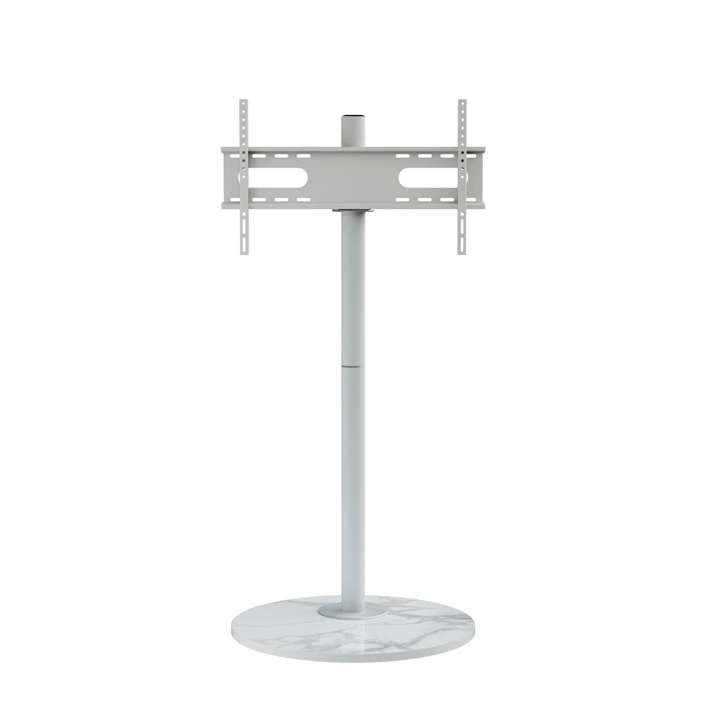 Height Adjustable TV Mount  Floor TV Stand for 40-75 Inch TV with Sintered Stone Base and Wheels