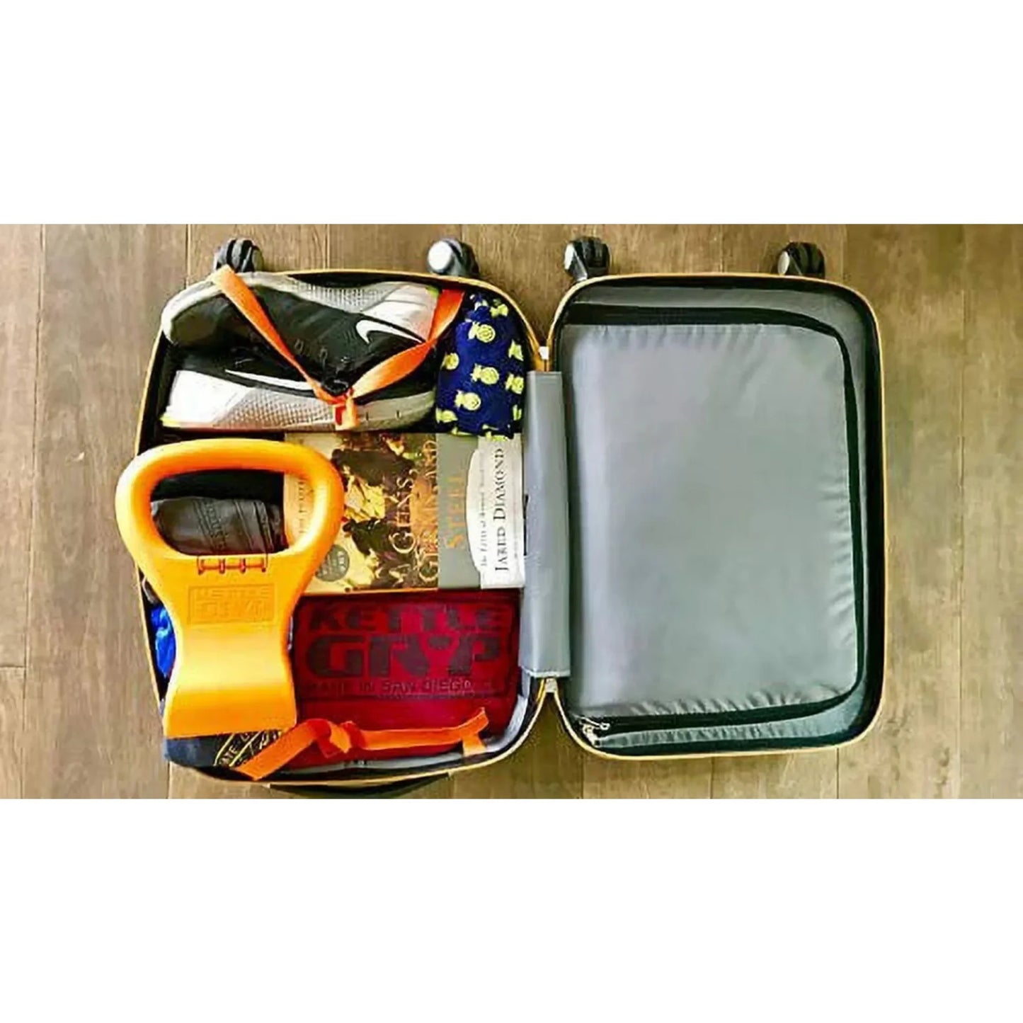 Kettlebell Adjustable Portable Weight Grip Travel Gym Equipment Made with Stainless Steel Hardware