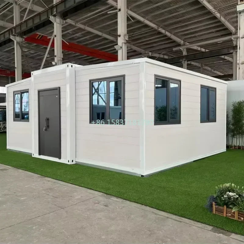 China Expandable Container House 20ft 40ft 3 Bedroom Folding House Prefabricated Portable Mobile Home Modular Container Houses