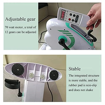 Home Exercise Bike Indoor Mini Fitness Exercise Bike Treadmill Vertical Rehabilitation Bicycle Cycling Stepper Leg Pedal Traine