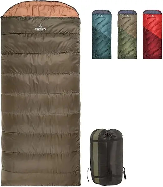 All-Weather Sleeping Bags for Adults and Kids: Ultra Warm, Versatile Camping Gear, Ideal for -25F to 20F Temperatures, Made for