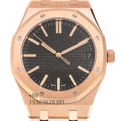 Customized Factory Double Cycloid Hollow Out 41mm 15510 Watch 316L Luxurious Waterproof Mechanical Man Watch