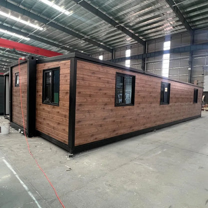 China Expandable Container House 20ft 40ft 3 Bedroom Folding House Prefabricated Portable Mobile Home Modular Container Houses