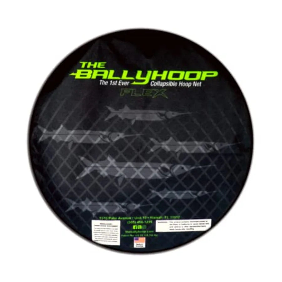 24 Collapsible Fishing Hoop Net for Live Bait Capture in Black with Durable Mesh Material and Easy Storage Design
