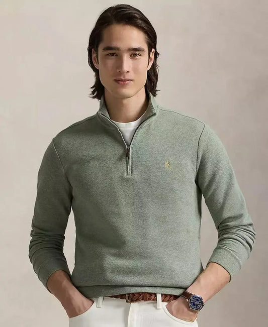 Polo Ralph Lauren | Men's Double-Knit Mesh Quarter-Zip Pullover