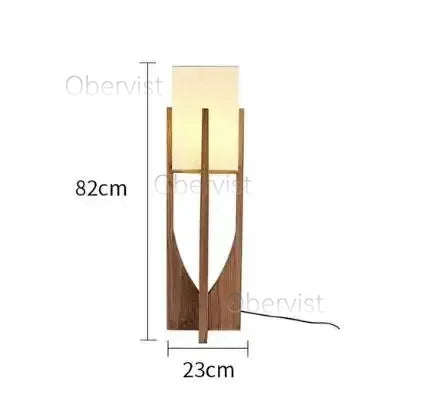 Fairbanks Floor Lamp Wooden Floor Lamp for  Living Room Bedroom Sofa Bedside Solid Nordic Designers Floor Lamps