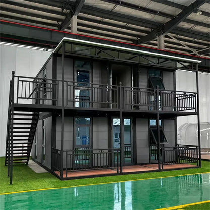 Prefabricated Container House Tiny Home 2 3 Bedrooms Steel Cabin Prefab House 20ft 40ft Portable Modular Mobile Garden Rooms
