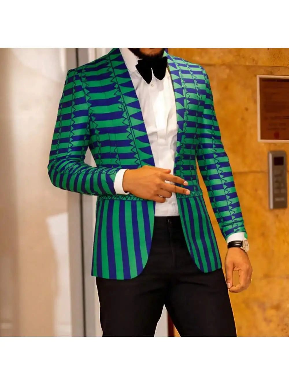 Blazer for Men Notched Jacket Casual Business Jackets Sports Coats Slim Fit Plus Size Blazer