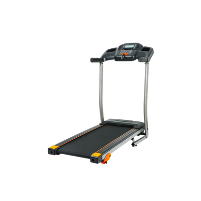Folding Treadmill 2.5HP 12KM/H, Foldable Home Fitness Equipment with LCD for Walking & Running, Cardio Exercise Machine, 4 Incli