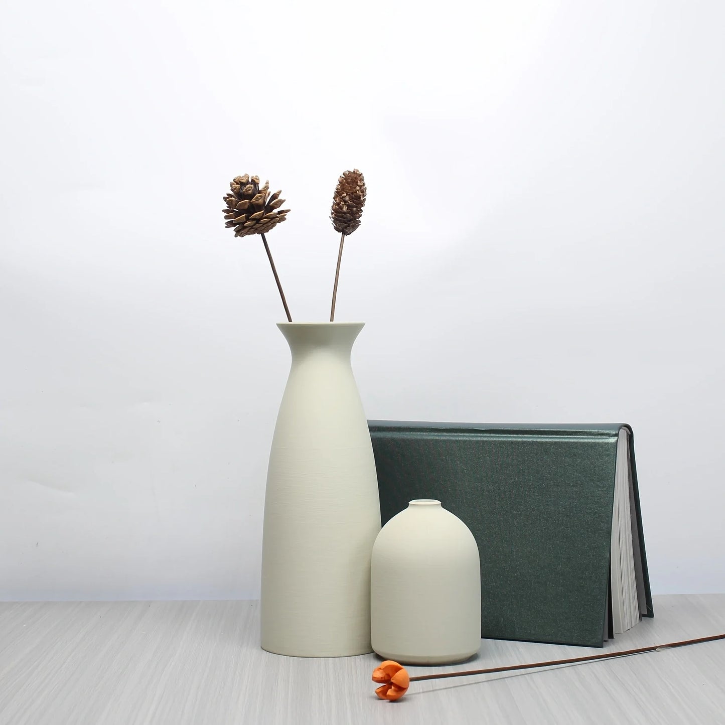 2 Piece Set of Dry Vases, Home Decorative Art Vases, Bohemian Vases, Office Decorative Vase Ornaments, Entryway Decorative Ornam