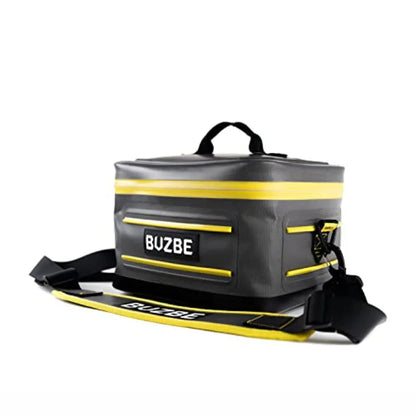 Swarm 15 Modular Dry Bag Premium Waterproof Customizable Fishing Bag Compact Saltwater Ready Grey and Yellow
