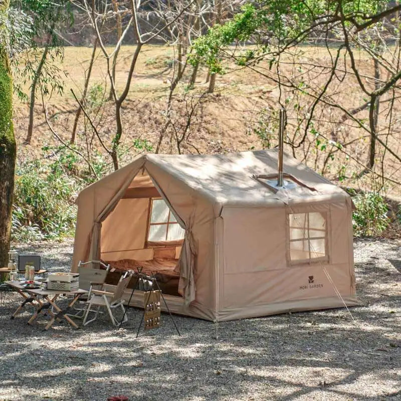 Outdoor Easy Setup Waterproof Air Inflatable Cabin Camping Tent House With Hand Pump