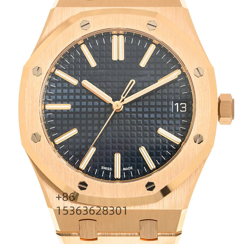 Customized Factory Double Cycloid Hollow Out 41mm 15510 Watch 316L Luxurious Waterproof Mechanical Man Watch