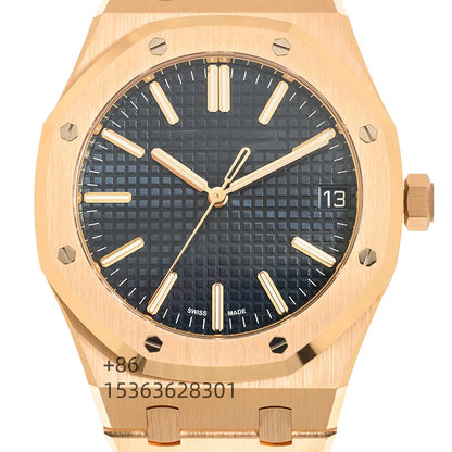 Customized Factory Double Cycloid Hollow Out 41mm 15510 Watch 316L Luxurious Waterproof Mechanical Man Watch