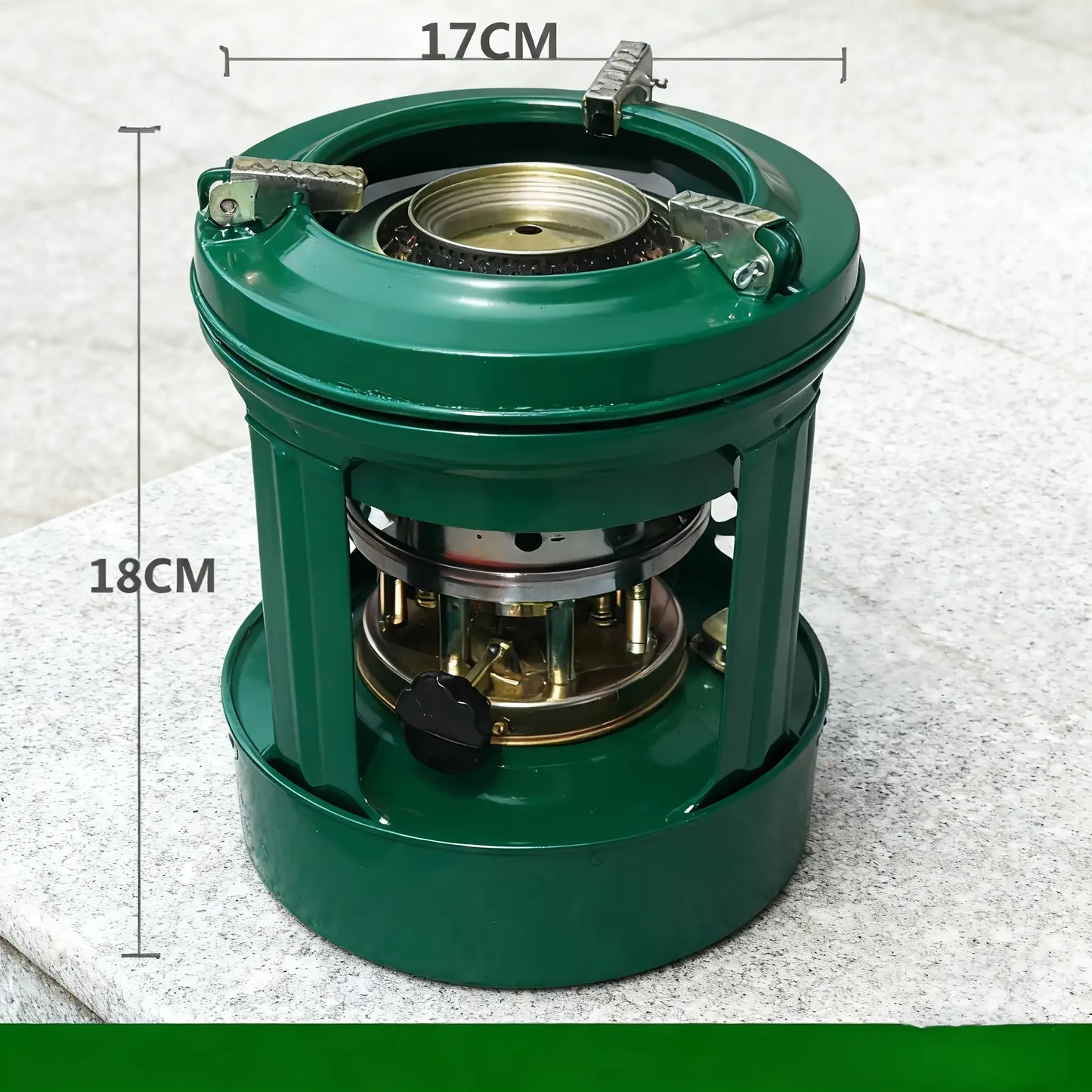 Portable Kerosene Stove, Efficient Camping Stove with Windscreen, Outdoor Cookware Suitable for Backpacking, Hiking, Picnics and Emergency Preparedness, Camping Picnic Stove (Fuel Not Included)