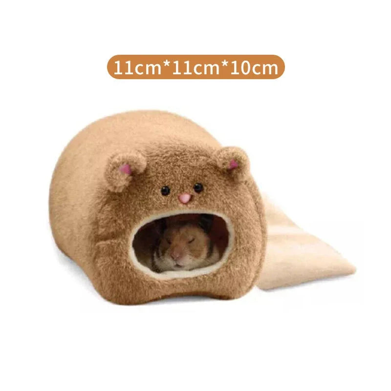 Hamster Supplies Cotton Nest Pet Rat Hammock Hedgehog Squirrel Soft Warm Insulated Winter Cottage Small Pet Sleeping Bed
