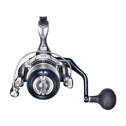 Saltwater Spinning Reel for Fishing with Aluminum Body and Blue Finish Durable and Lightweight Design