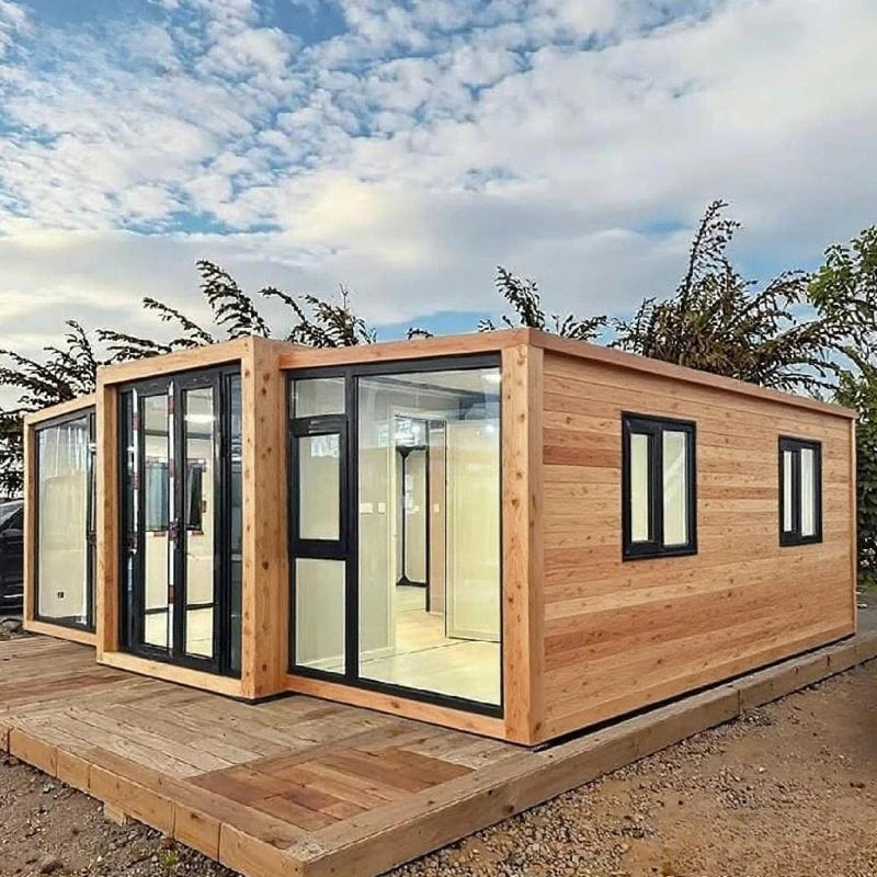 Prefabricated Building Expandable Container House 20ft 40ft Mobile Tiny House Living Hotel Office 2 3 4 Bedrooms Warehouse Barn