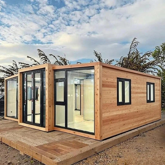 Prefabricated Building Expandable Container House 20ft 40ft Mobile Tiny House Living Hotel Office 2 3 4 Bedrooms Warehouse Barn