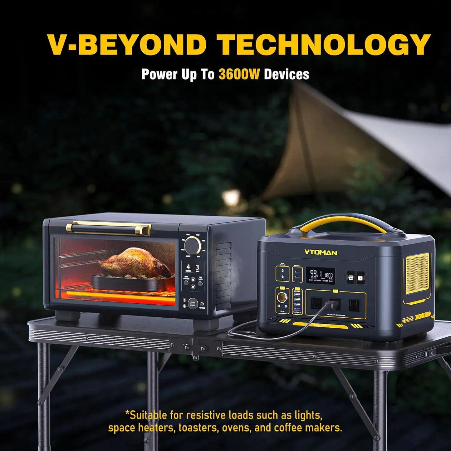 Jump 1800 Portable Power Station with 110W Solar Panel, 1800W/1548Wh LiFePO4 Battery Solar Generator with 1800W, Customized