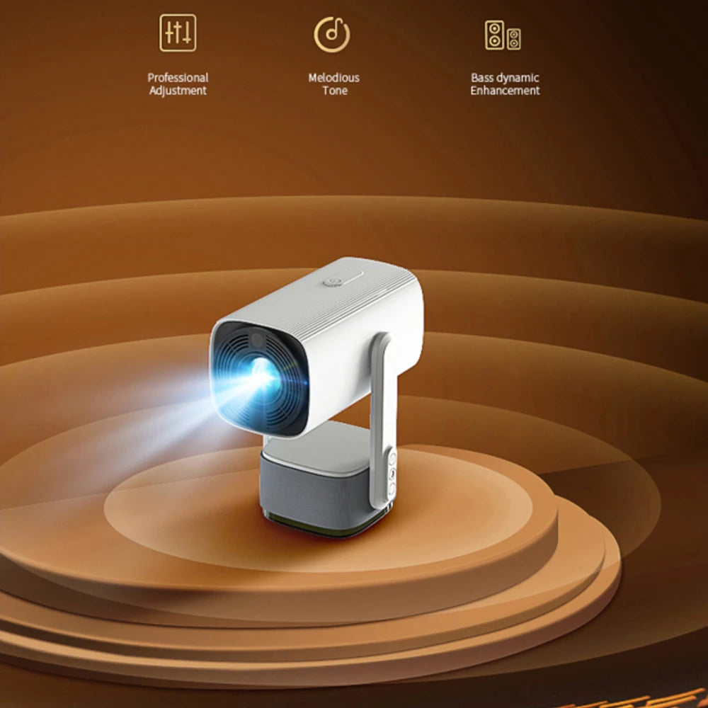 K2/K2N Smart Outdoor Projector 230 ANSI Android 11 Dual Wifi6 BT5.0 4K 1080P 1280*720P HD Home Cinema Outdoor Projector Battery