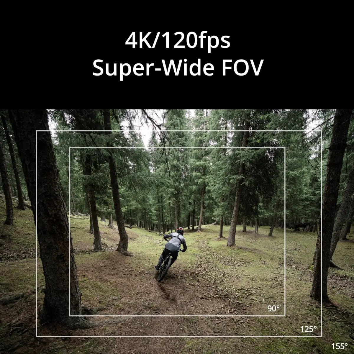 4K/120fps Waterproof Action Camera with 1/1.3-Inch Sensor, 160-Min Battery, Low-Light Performance for Outdoor Adventures