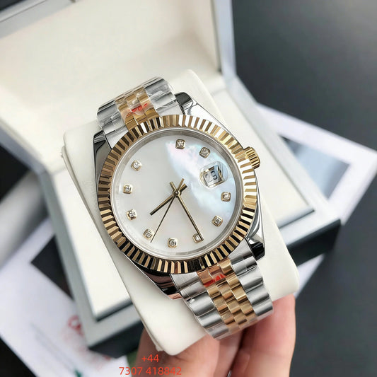 Customized luxury men's watch, 41mm, sapphire crystal, 316L stainless steel strap, 8215fully automatic mechanical movement