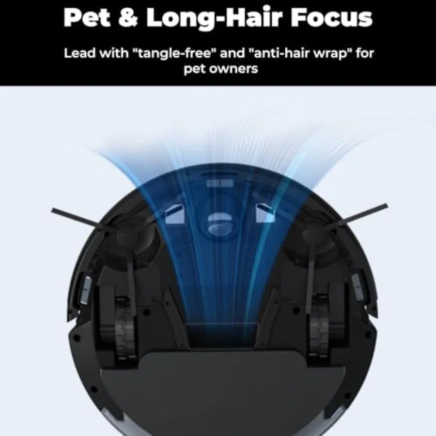 Touchless Vacuum Automatic Dustpan and Smart Robotic Vacuum Cleaner Combo