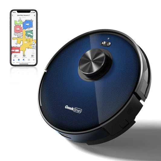 L7 Robot Vacuum Cleaner and Mop with LDS Navigation Wi-Fi Connected App Selective Room Cleaning Max 2700 PA Suction Suitable fo