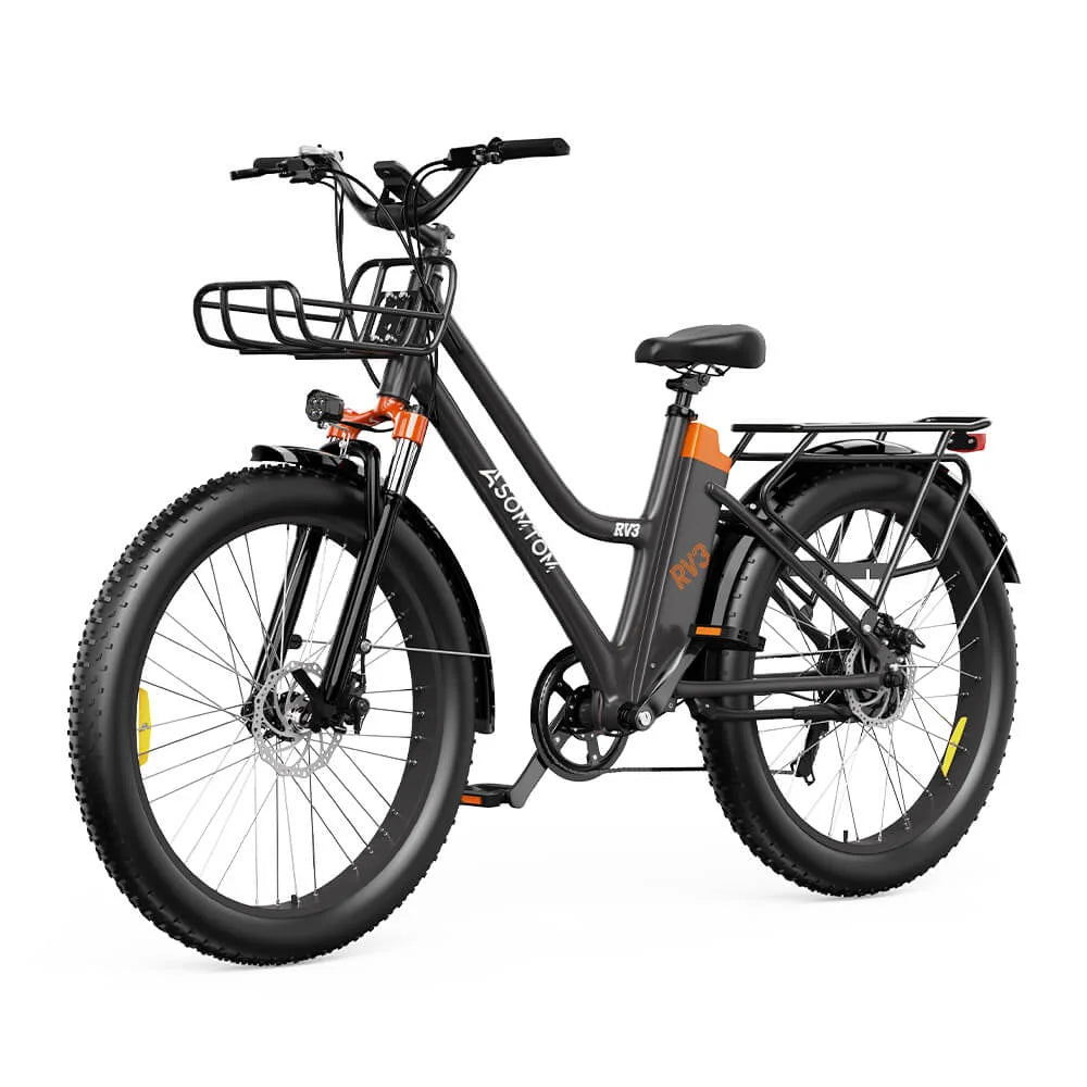 ASOMTOM  26" Urban Commuter RV3 Electric Bike 350W Motor 36V 10Ah Battery