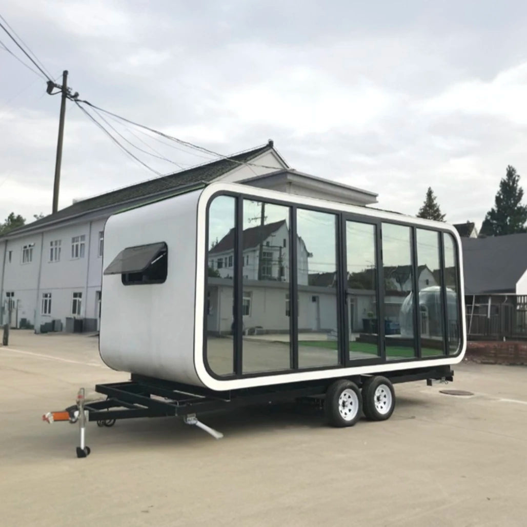 Sinoy Fast Build Mobile Tiny Houses Waterproof Prefab Office Pod Prefabricated Container House Portable Casa Living Room Apple