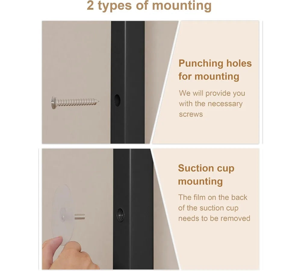 5-Tier Slim Over-The-Door Storage Shelf, Space-Saving Narrow Rack for Bathroom Kitchen Organization Black