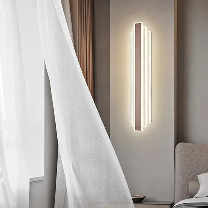 Wall Lamp Northern Europe Light Luxury High-end Long Living Room Background Wall Staircase Aisle Bedroom Bedside Wall Light