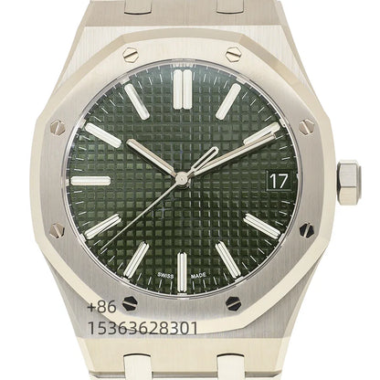 Customized Factory Double Cycloid Hollow Out 41mm 15510 Watch 316L Luxurious Waterproof Mechanical Man Watch