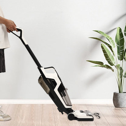 Push-Type Vacuum Cleaning Drag-Cleaning Machine 35w Duration 60min Us Plug Abs 0.8l 0.72l Tanks H13 Filte
