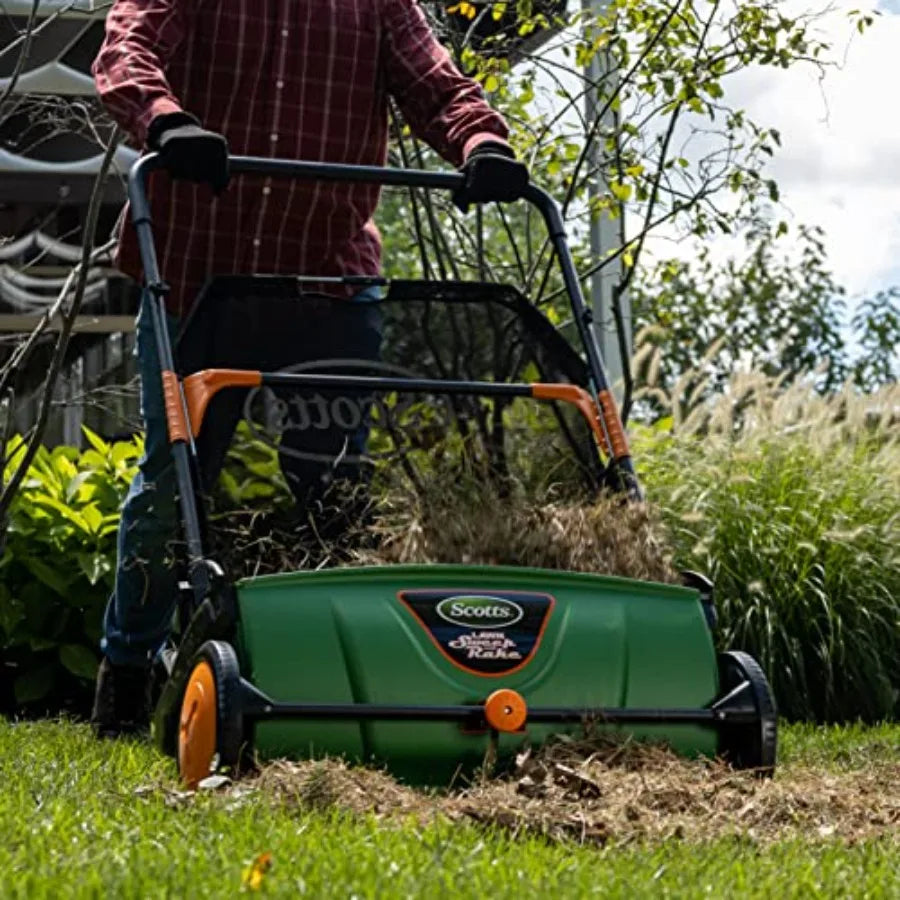 Outdoor Power Tools LSW70026S 26-Inch Push Lawn Sweeper Black/Green