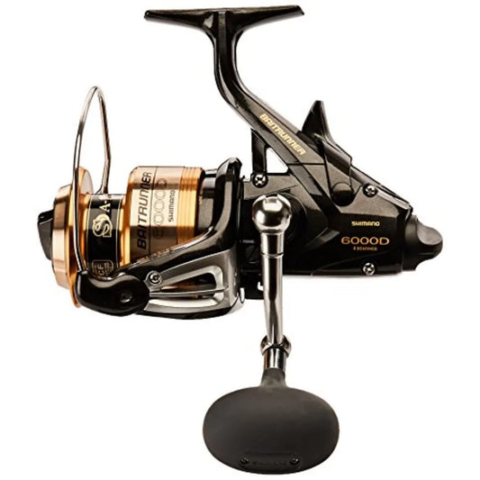BAITRUNNER D Spinning Fishing Reels for Saltwater Use Aluminum Alloy Construction Black Finish High-Speed Retrieval and Smooth