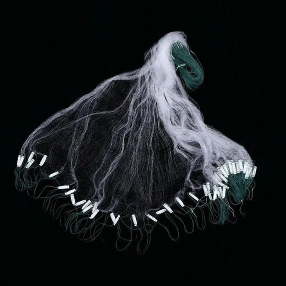 Fishing Net Single Mesh Nylon Float Trap Monofilament Gill Net Fishing Accessories For Hand Casting