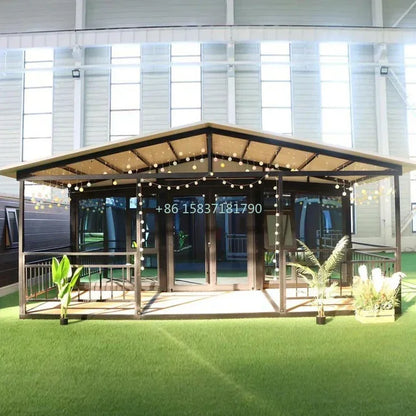 Luxury Folding Container House Prefabricated Mobile Tiny Home Container 3 Bedrooms Expandable Container House For Australia
