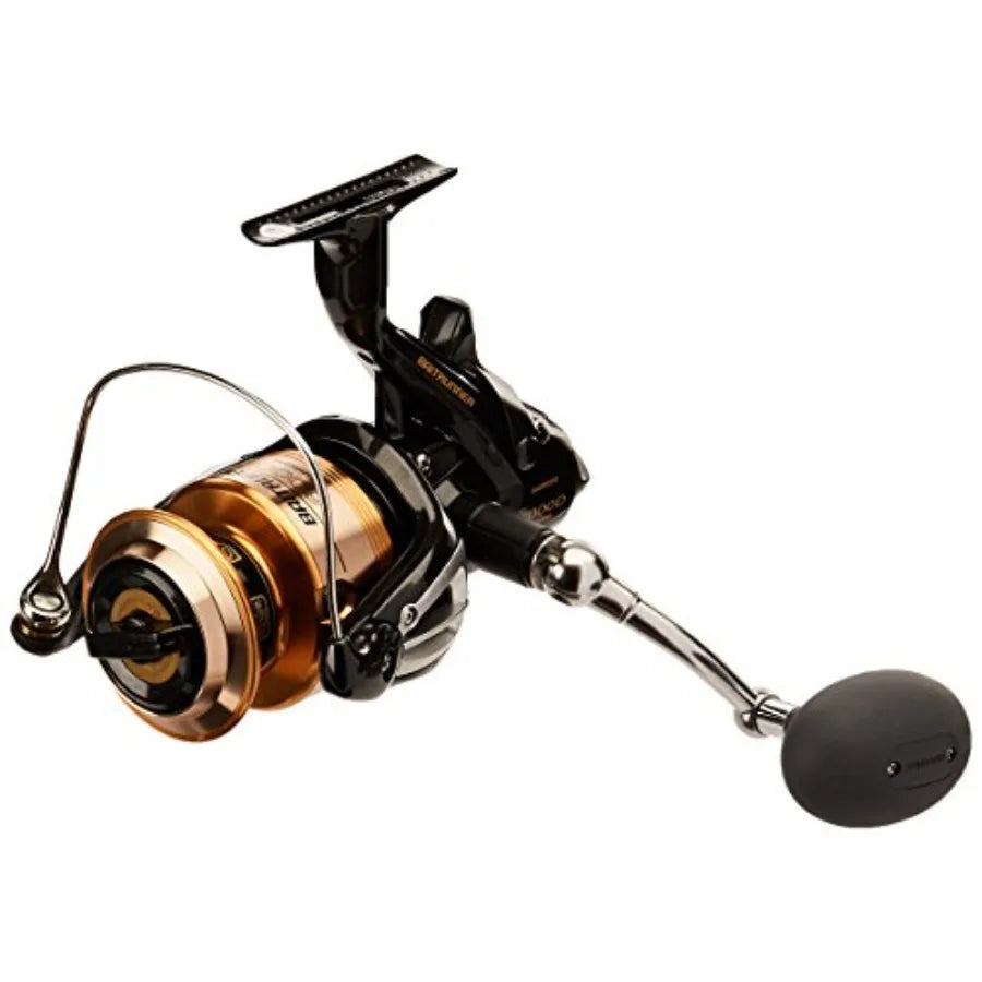 BAITRUNNER D Spinning Fishing Reels for Saltwater Use Aluminum Alloy Construction Black Finish High-Speed Retrieval and Smooth