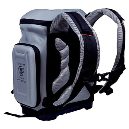 Atlas 3700 Tackle Fishing Backpack Gray Material for WoLures Baits Waterproof Non-Skid Base Grey